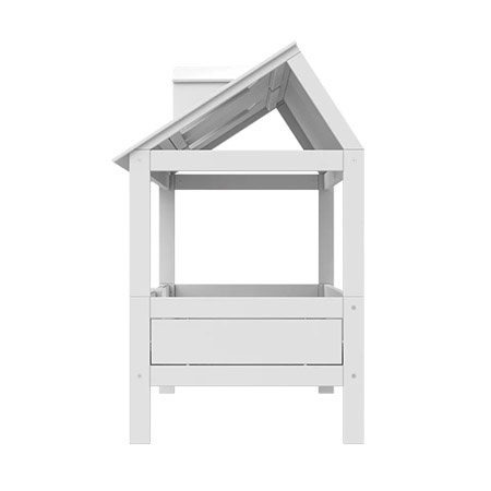 LIFETIME Kidsrooms House Bed Beach House (2in1) 90x200 cm, white