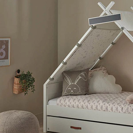 LIFETIME Kidsrooms Cool Kids Tipi Bed 66 cm - Over the Moon