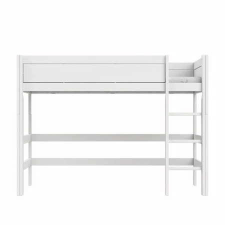 LIFETIME Kidsrooms Łóżko piętrowe z drabinką 152 cm, białe