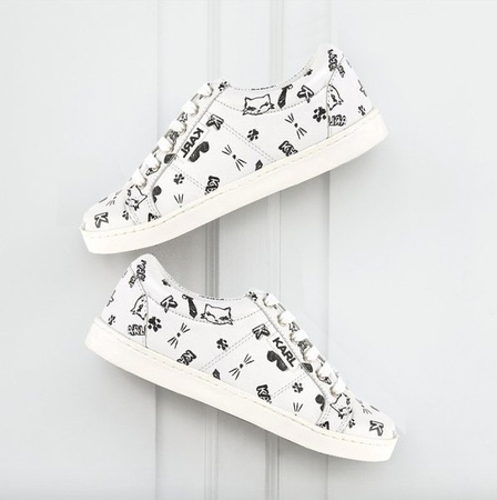 KARL LAGERFELD KIDS Leather leather trainers