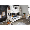 LIFETIME Kidsrooms Łóżko dziecięce piętrowe My Hangout 90x120x200 cm, białe