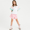 TWINSET Girls woven shorts in pastel pink