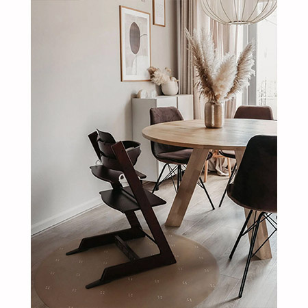 EEVEVE Mata podłogowa Splat mat Dotted - Autumn Gold