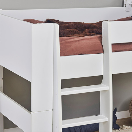 Hoppekids SFK half high bed 90x200 cm, White