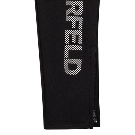 KARL LAGERFELD Kids Spodnie dziecięce dresowe z nadrukiem logo czarne