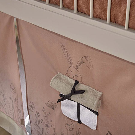 LIFETIME Kidsrooms Kurtyna do łóżka na niskiej antresoli Essence Happy Rabbit