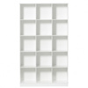 OLIVER FURNITURE Wood Біла дитяча книжкова шафа 3x5 з основою