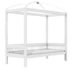 LIFETIME Kidsrooms Four Poster Canopy Bed BREEZE