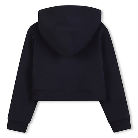 The Marc Jacobs Bluza dziewczęca z kapturem granatowa