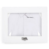KARL LAGERFELD Kids Baby boys white and black logo romper