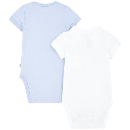 BOSS Kids Komplet body i polo niemowlęcego z krótkim rękawem