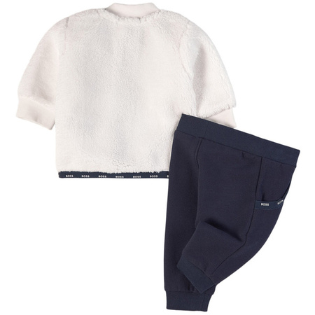BOSS KIDS Baby track suit in blue and white