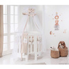 PICCI Dream Baby oval crib with pink application