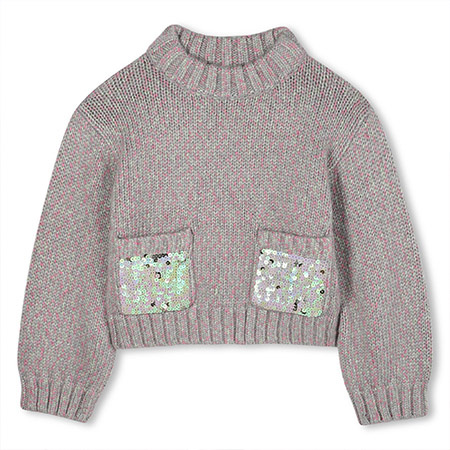 BILLIEBLUSH Sweter dziewczęcy z kieszonkami