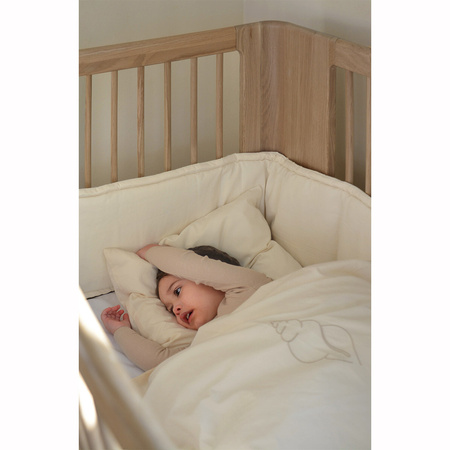 We Are Bitte Organic Junior Bedding Whale 100x140/40x45 cm