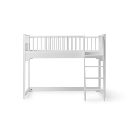  OLIVER FURNITURE Łóżko dziecięce na niskiej antresoli Seaside Classic low loft 90x200 cm