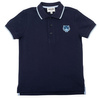 KENZO Kids Polo chłopięce z krótkim rękawem granatowe