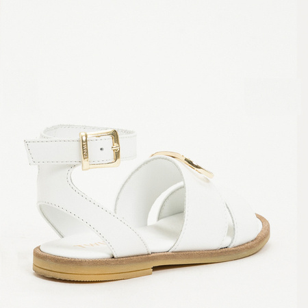 TWINSET Girls sandals in optical white 