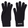 BOSS Kids Boys' black gloves
