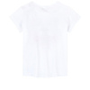 KENZO Kids T-shirt niewmokęcy dla dziewczynki z krótkim rękawem biały Tiger