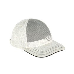 BOSS Kids Czapka chłopięca z daszkiem szara