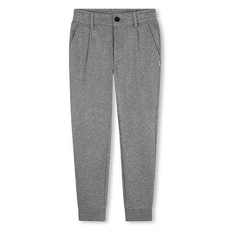 BOSS Kids Boys' Gray Fabric Trousers