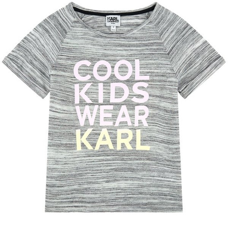 KARL LAGERFELD Kids T-shirt z nadrukiem