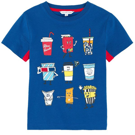 THE MARC JACOBS T-shirt chłopięcy z krótkim rękawem z nadrukiem