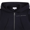 The Marc Jacobs Girls' Hooded Sipped Sweatshirt, navy