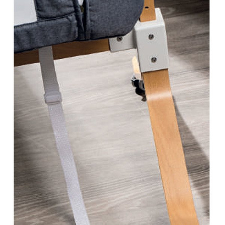 DILI BEST YOU & ME Łóżeczko dziecięce z karuzelą szare