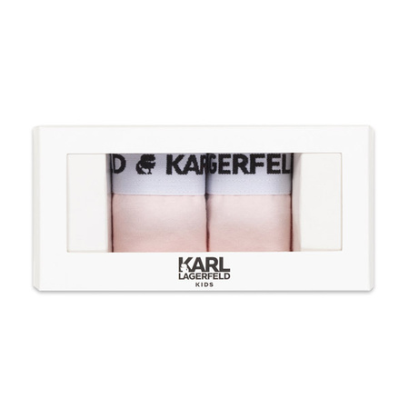 KARL LAGERFELD Kids Figi dziewczęce 2 pary różowe