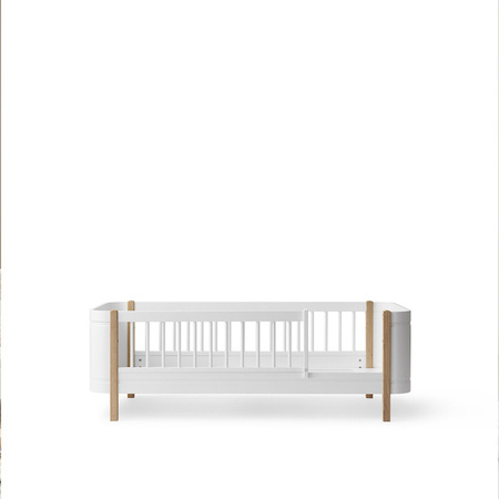  OLIVER FURNITURE Wood Łóżko dziecięce WOOD MINI junior 68x162 cm, biały/dąb 