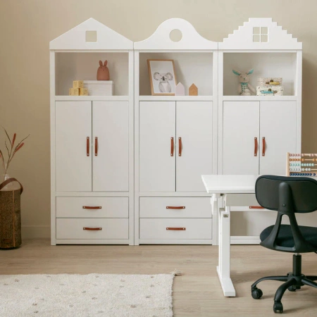 LIFETIME Kidsrooms Bookcase with three shelfs, wite