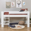 Hoppekids SFK half high bed 90x200 cm, White