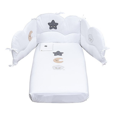 PICCI Smile Pościel dziecięca 3-częściowa biała