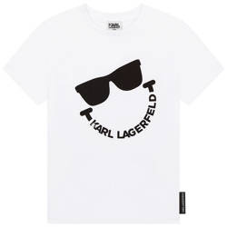 KARL LAGERFELD KIDS White Logo T-Shirt