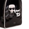 KARL LAGERFELD Kids Black Rucksack Karl & Choupette