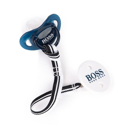 BOSS Kids Pacifier with Clip Set
