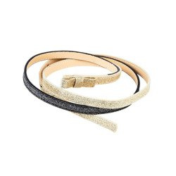 LILI GAUFRETTE Pasek z kokardką