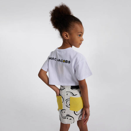 MARC JACOBS Girls ivory smiley faces skirt