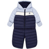 BOSS Kids Baby boys hooded snowsuit in light blue