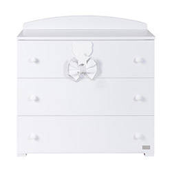 PICCI Dream Komoda dziecięca z trzema szufladami biała