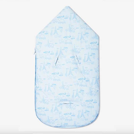 KENZO Kids Baby boys organic cotton sleeping nest pastel blue