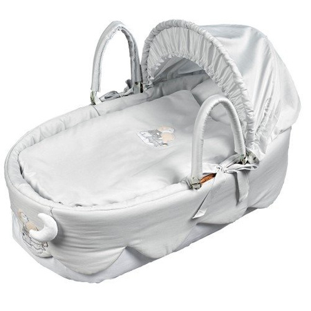 PICCI Lollipop Kosz dziecięcy z pościelą szary