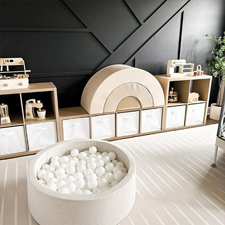 EEVEVE Mata dziecięce PLAYMAT Lucio - Linen