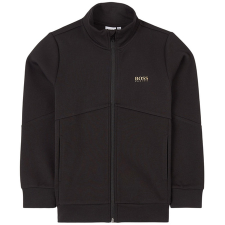 BOSS KIDS Two Material Hooded Cardigan Suit