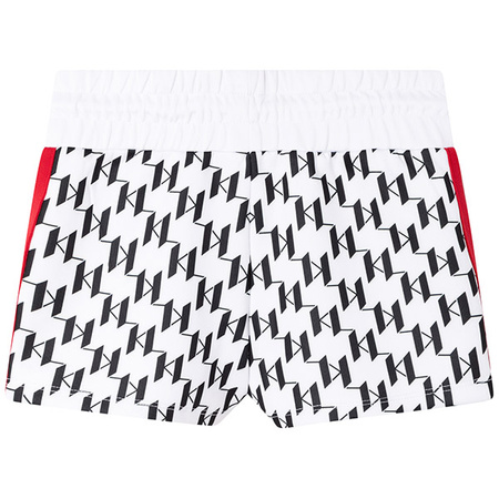 KARL LAGERFELD KIDS MINI MI Girls monogram shorts