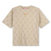 HUGO Boys white cotton t-shirt with monogram print
