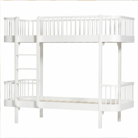 OLIVER FURNITURE Łóżko piętrowe Wood Original Bunk białe 90x200 cm