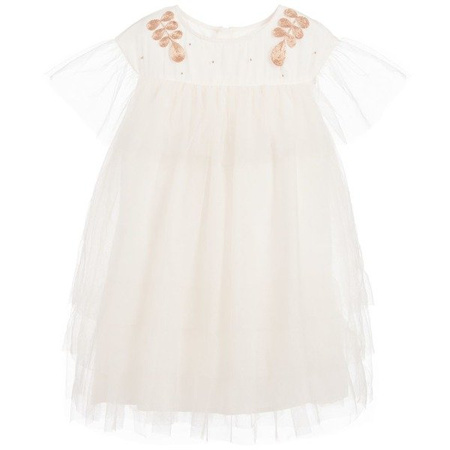 CARRÉMENT BEAU Girls ivory tulle dress